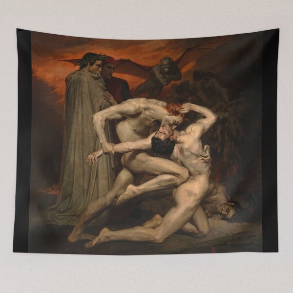 Item preview, Dante and Virgil in Hell by William-Adolphe Bouguereau. Remastered designed and sold by el-padre.