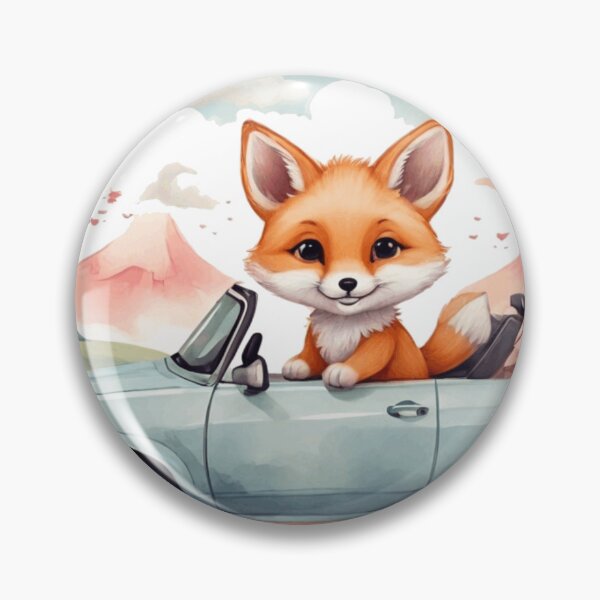 Aperçu de l'œuvre Renard au Volant créée et vendue par Pawsandco.