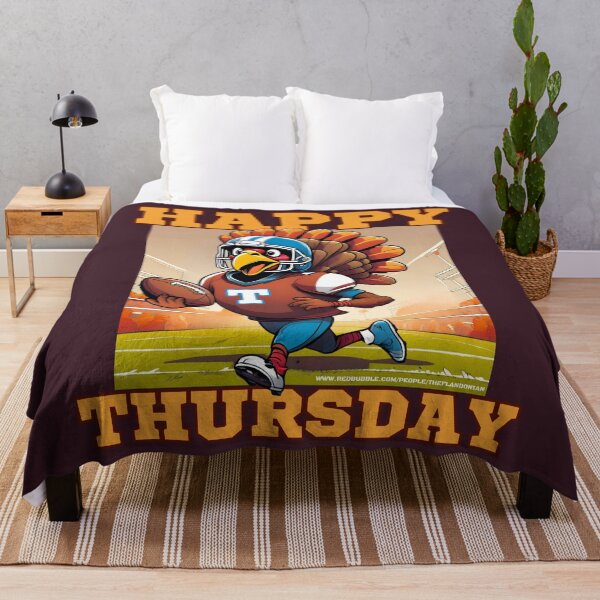 Item preview, Happy Thursday Turkey and Football designed and sold by theflandonian.