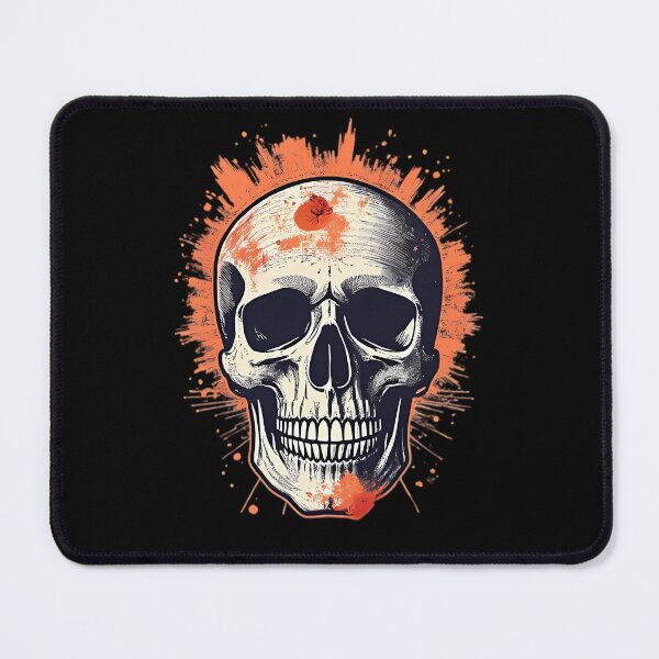 Item preview, Vivid Skull with Fiery Splashes designed and sold by Linework Studio.