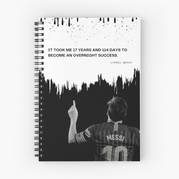 Item preview, Lionel Messi Motivational Quote Portrait designed and sold by SuccessInsanity.