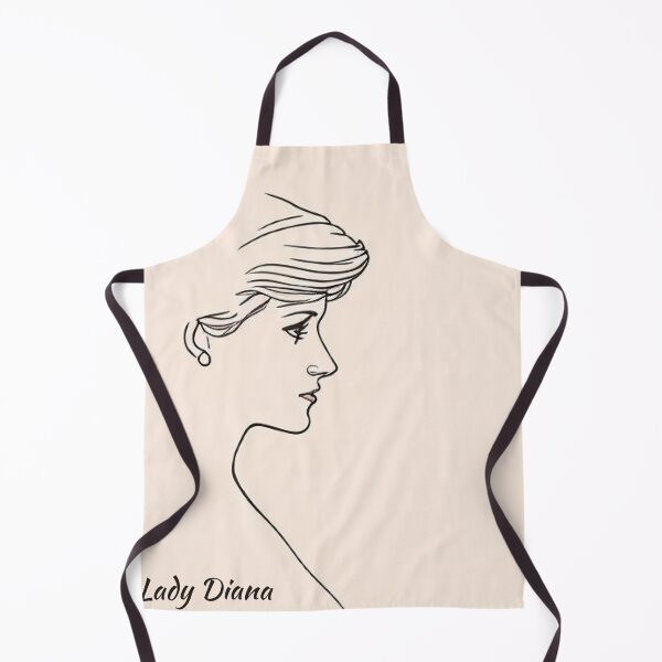 Item preview, Elegant Line Art of Lady Daiana designed and sold by swang22.