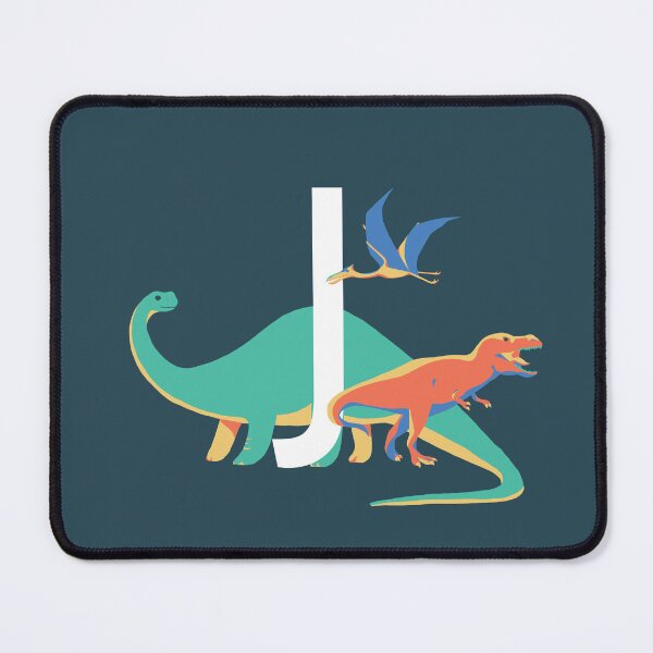 Item preview, Dinosaurs - Personalised J, Monogram, Initial, Name, Letter designed and sold by Nemki.