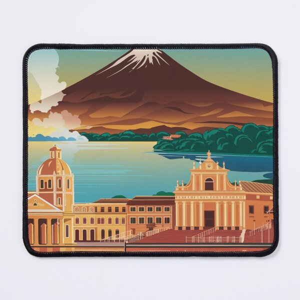Item preview, Managua Vintage Travel Poster designed and sold by TravelerRat.