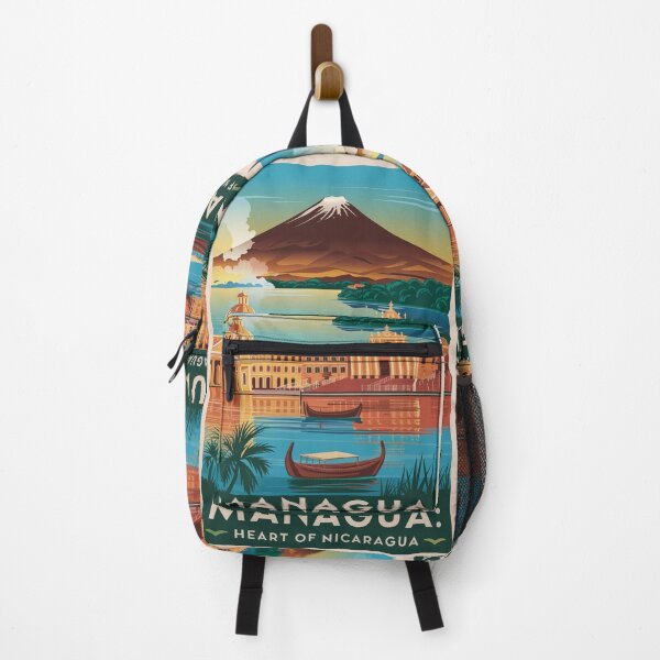 Item preview, Managua Vintage Travel Poster designed and sold by TravelerRat.