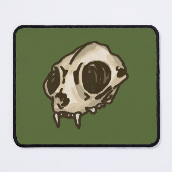 Item preview, raccoon skull designed and sold by small things club.