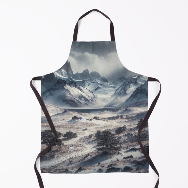 Item preview, Winter in the Mountains designed and sold by blackwhiteblue.