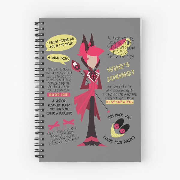 Item preview, Alastor Minimalist Quotes designed and sold by Kat-su.