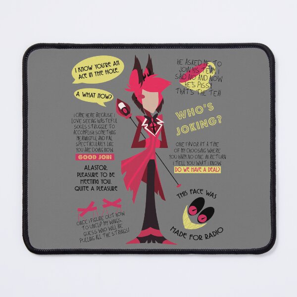 Item preview, Alastor Minimalist Quotes designed and sold by Kat-su.