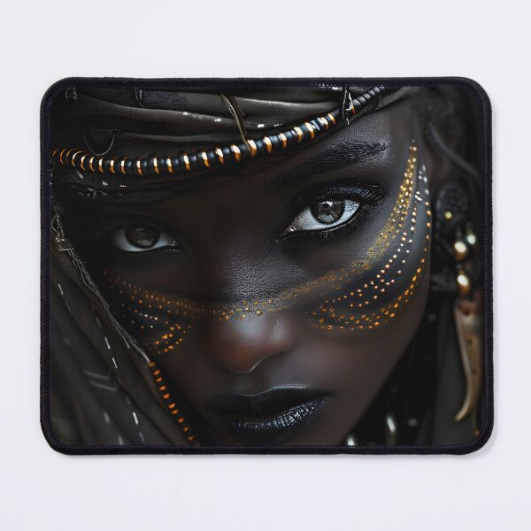 Item preview, Intricate Cultural Portrait of Enigmatic Female Figure designed and sold by Artessie.