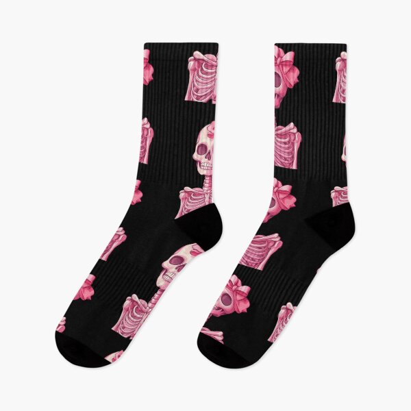 Item preview,  Cute but deadly skeleton in pink with a bow designed and sold by matixxx.