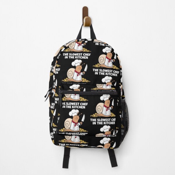 Item preview, Funny Snail Chef – Slowest Cook in the Kitchen Humor designed and sold by Pastel-Pulse.