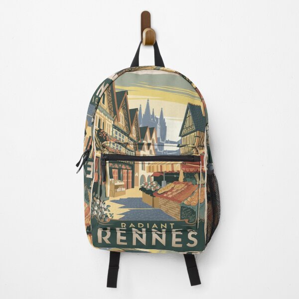 Item preview, Rennes Vintage Travel Poster designed and sold by TravelerRat.