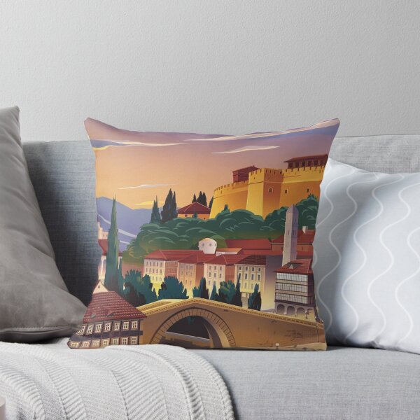 Artikelvorschau, Skopje Vintage Reise Poster entworfen und verkauft von TravelerRat.