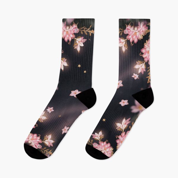 Item preview, Magical Pink Night Bloom Flowers & Starry Night Sky Fantasy designed and sold by PinkGoddessLove.