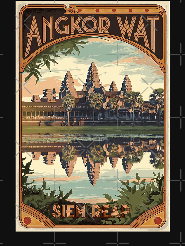 Thumbnail 7 of 7, Classic T-Shirt, Angkor Wat Siem Reap, Cambodia designed and sold by TravelWish.