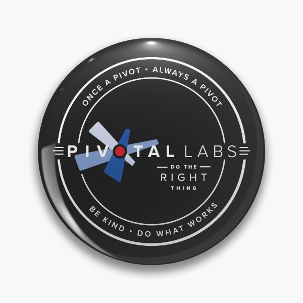 Item preview, Pivotal Labs Always A Pivot Badge on Dark Large designed and sold by Bronwen Abbattista.