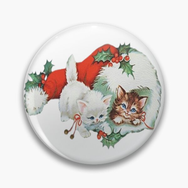 Item preview, Vintage Christmas Cats designed and sold by Pixiedrop.