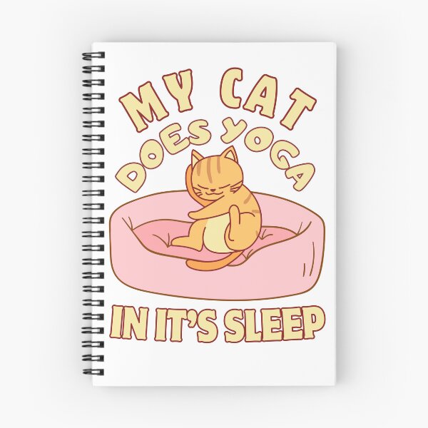 Item preview, My cat does yoga in its sleep designed and sold by BigfeetLittlepaws.