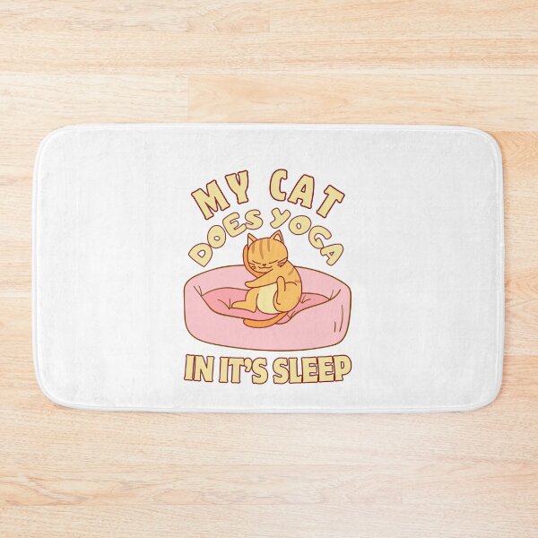 Item preview, My cat does yoga in its sleep designed and sold by BritishDelights.