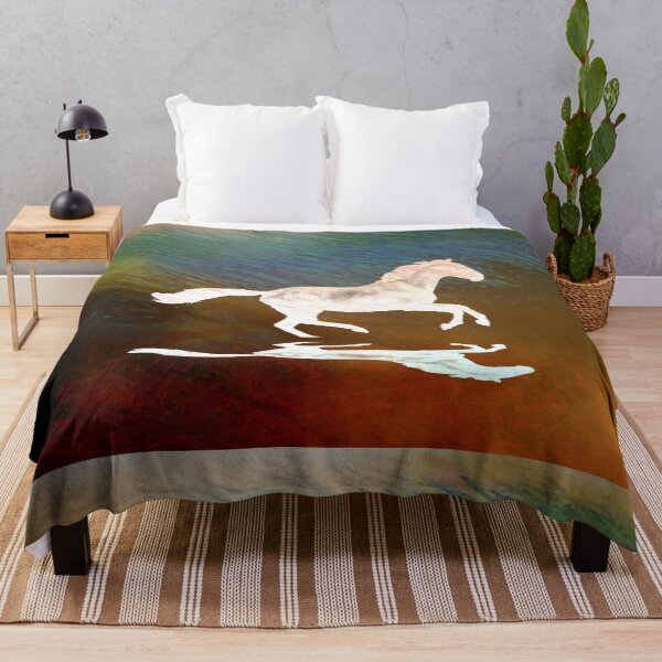 Item preview, White Horse I designed and sold by MAMA LXXVIII: Unique Arts Projects by Marsailhe.