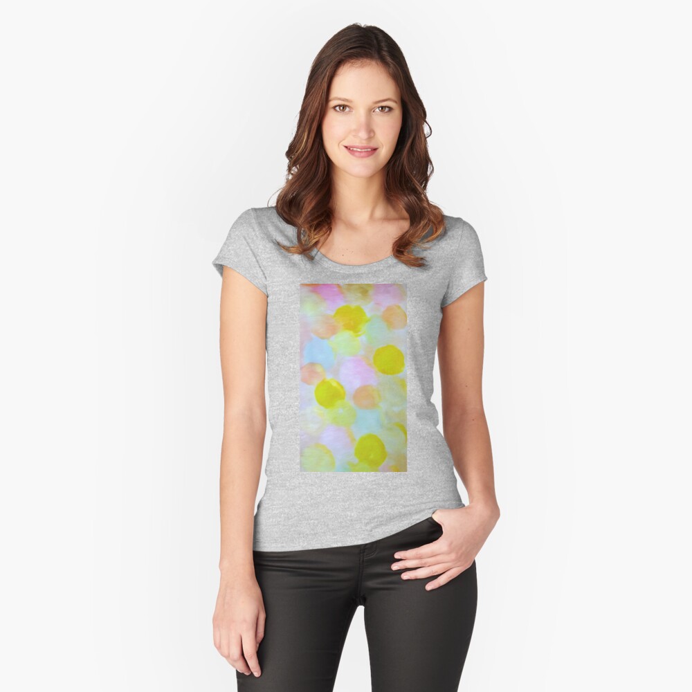 Item preview, Fitted Scoop T-Shirt designed and sold by OneDayArt.