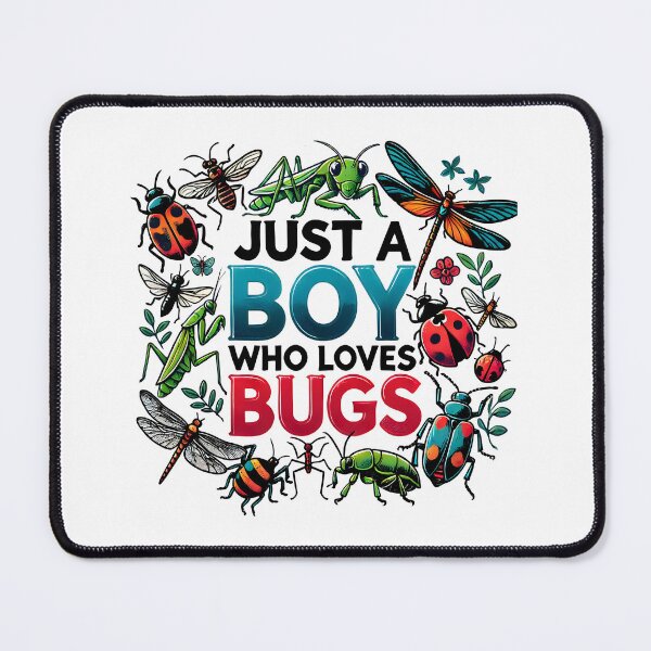 Item preview, Just a Boy Who Loves Bugs Earth Boys Bug Lover Funny Insect designed and sold by DrawHandArt.