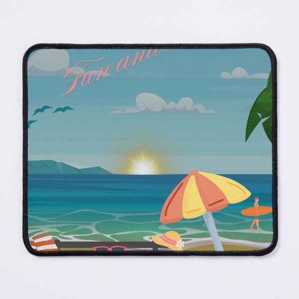 Item preview, Beach Theme - 'Fun and Frolic' graphical poster. designed and sold by DucereCreations.