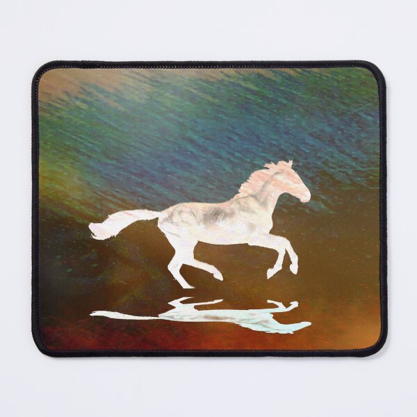 Item preview, White Horse I designed and sold by MAMA LXXVIII: Art by Marsailhe Milward.