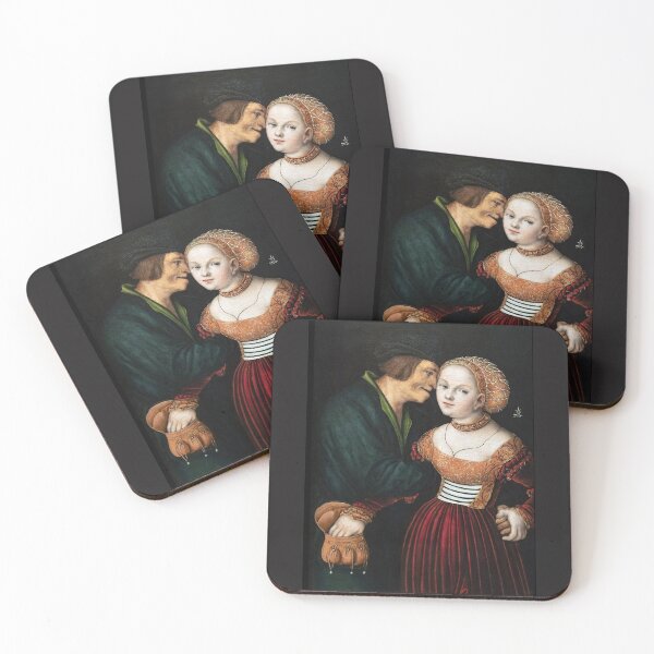 Item preview, Les Amoureux by Lucas Cranach designed and sold by vivianvaz.