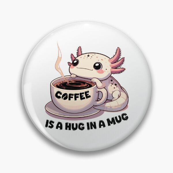 Item preview, Axolotl Coffee Hug Mug Gift designed and sold by Pineapple-Tree.