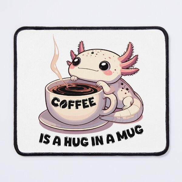 Item preview, Axolotl Coffee Hug Mug Gift designed and sold by Pineapple-Tree.