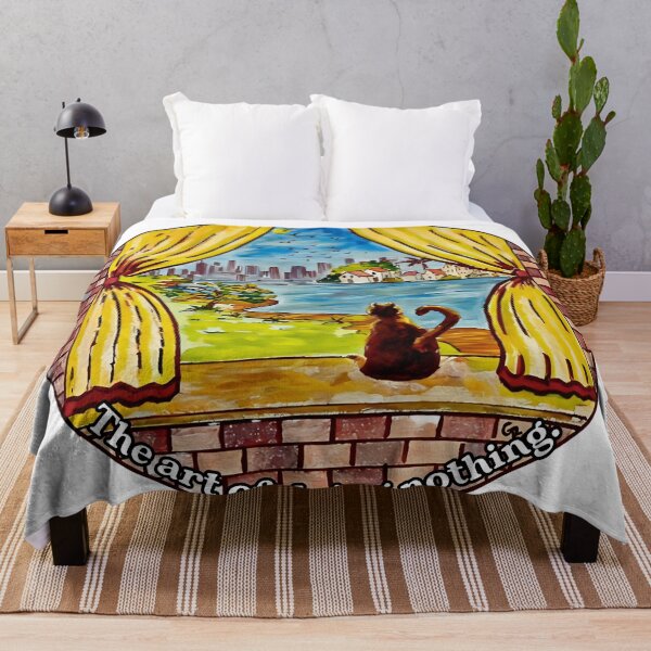 Item preview, The Art of Doing Nothing - Cat by the Window designed and sold by gleefulme.