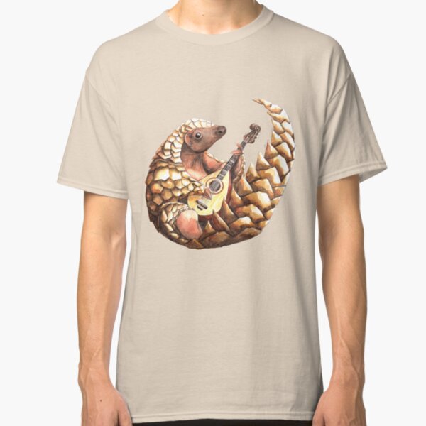 Pangolin playing the Mandolin Classic T-Shirt