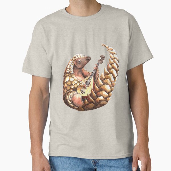 Aperçu de l'œuvre Pangolin jouant de la mandoline créée et vendue par shiro.