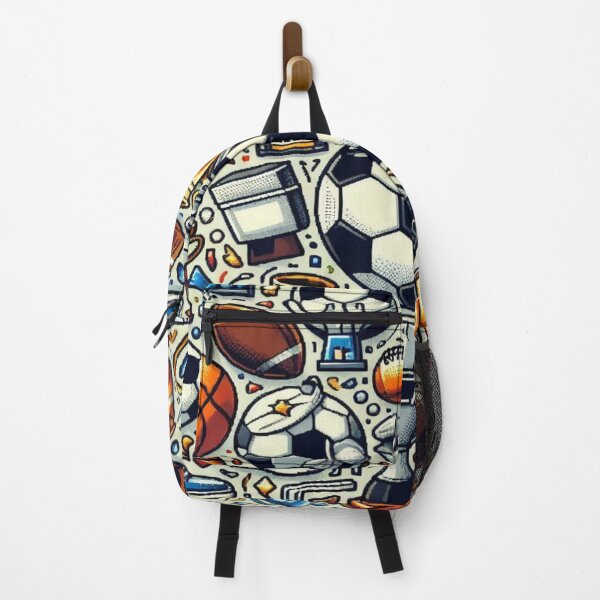 Item preview, Sports Mania Pixel Doodle designed and sold by Imaginarium of Chaos falcon88 .