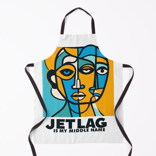 Item preview, Jetlag is My Middle Name – Funny Travel-Inspired Minimalist Art designed and sold by OzzFrequency.