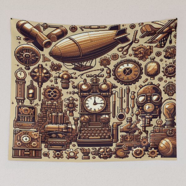 Item preview, Steampunk Pixel Workshop designed and sold by Imaginarium of Chaos falcon88 .