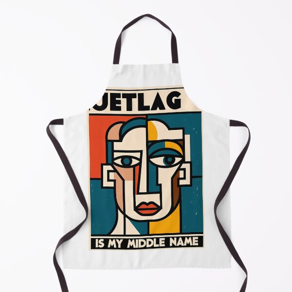Item preview, Jetlag is My Middle Name – Funny Travel-Inspired Minimalist Art designed and sold by OzzFrequency.