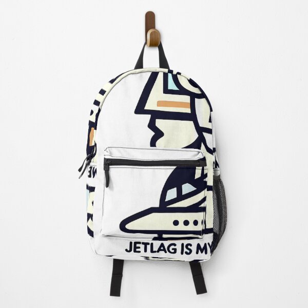 Item preview, Jetlag is My Middle Name – Funny Travel-Inspired Minimalist Art designed and sold by OzzFrequency.