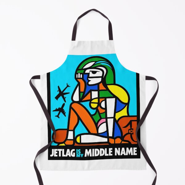 Item preview, Jet lag is My Middle Name – Funny Travel-Inspired Minimalist Art designed and sold by OzzFrequency.
