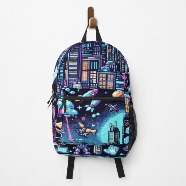 Item preview, Cyberpunk Pixel City designed and sold by Imaginarium of Chaos falcon88 .