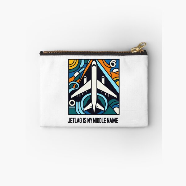 Item preview, Jet lag is My Middle Name – Funny Travel-Inspired Minimalist Art designed and sold by OzzFrequency.