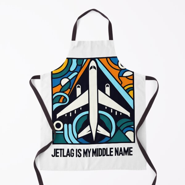 Item preview, Jet lag is My Middle Name – Funny Travel-Inspired Minimalist Art designed and sold by OzzFrequency.