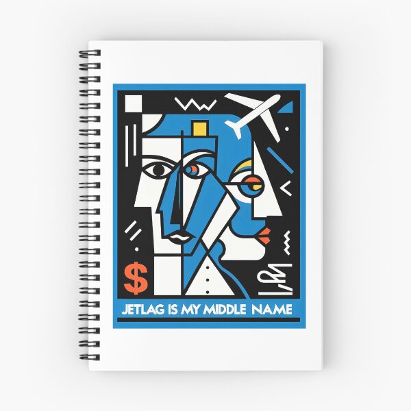 Item preview, Jet lag is My Middle Name – Funny Travel-Inspired Minimalist Art designed and sold by OzzFrequency.