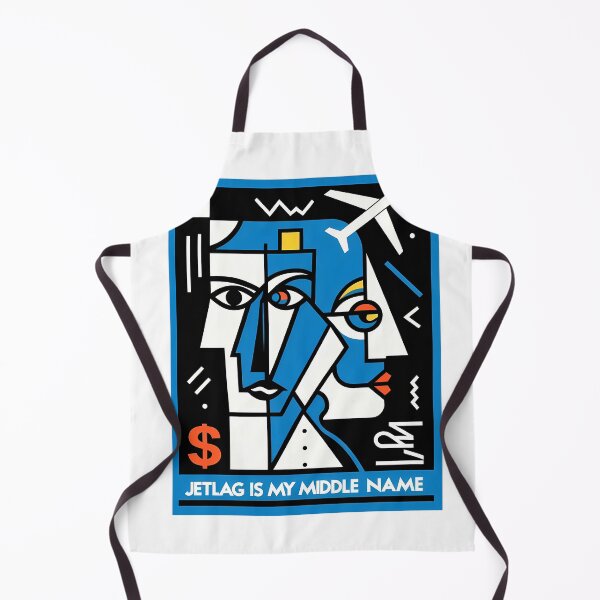 Item preview, Jet lag is My Middle Name – Funny Travel-Inspired Minimalist Art designed and sold by OzzFrequency.
