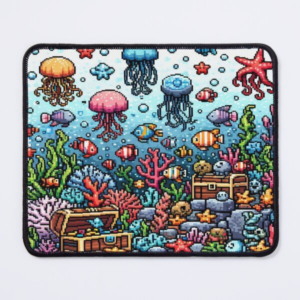 Item preview, Pixelated Ocean Wonders designed and sold by Imaginarium of Chaos falcon88 .