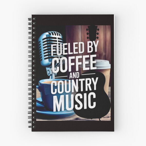 Item preview, Fueled By Coffee And Country Music Design, Coffee and Country Music theme designed and sold by Shabby Script Archive | Digital Designer .