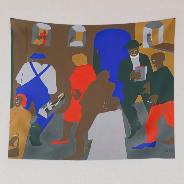 Item preview, Jacob Lawrence designed and sold by GRAHAM POTER.