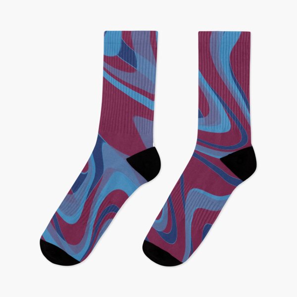 Item preview, Red & Royal Blue Color Swirl designed and sold by TondoMeander.
